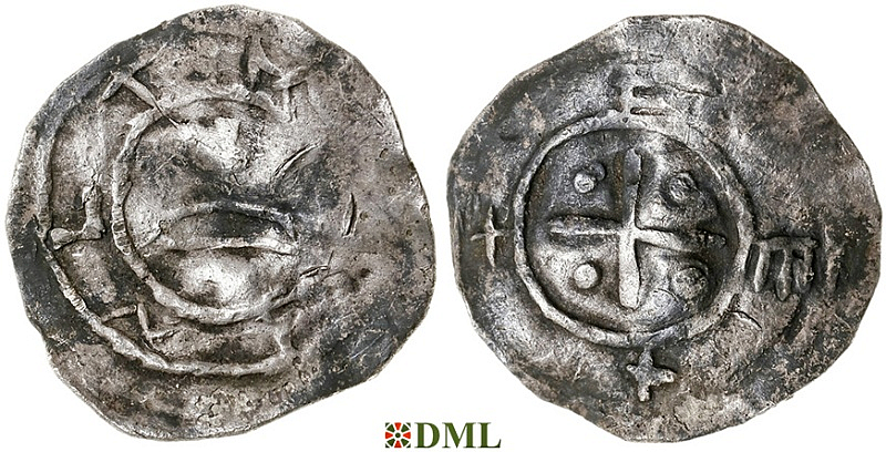 Денарий, Польша, Mieszko II (1013-1025)