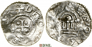 Обол, Германия, Верхняя Лотарингия, Dietrich II (1005-1046), м.д. Epinal, Dbg. 1407