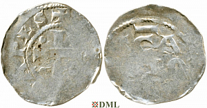 Денарий, Германия, Нижняя Лотарингия, K. Heinrich II (1014-1024), м.д. Koln