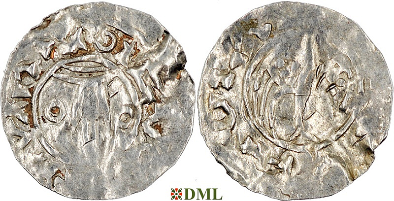 Денарий, Чехия, Vojtěch [Adalbert] (992-994), Šmerda 1996, 66c