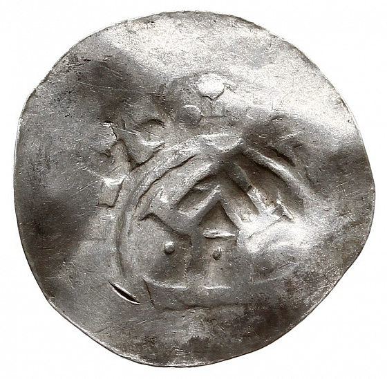 Денарий, Германия, Саксония, Нижняя Саксония, Otto III (983-1002), м.д. Goslar, type OAP