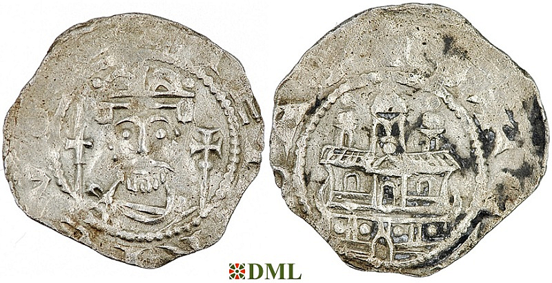 Денарий, Германия, Нижняя Лотарингия, Heinrich IV (1056-1084), м.д. Koln, Dbg. 1521