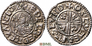 Денарий, Англия, Æthelred II (978-1016), м.д. London, монетарий Asketill, North 770