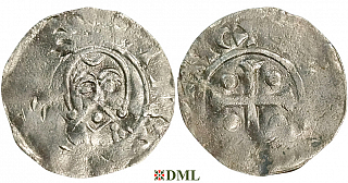 Денарий, Германия, Нижняя Лотарингия, Bernold (1046-1054), м.д. Deventer, Ilisch 2000, 1.13-1.15