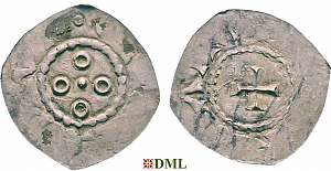 Денарий, Германия, Швабия, Burchard III (954-973), м.д. Breisach, Dbg. 2169