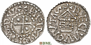 Денарий, Германия, Бавария, Heinrich I (948-955), м.д. Regensburg, монетарий ERH, Hahn 1976, 10g1
