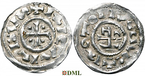Денье, Франция, Нормандия, Richard I (943-996), м.д. Rouen, Duplessy 18
