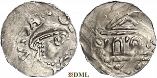 Денарий, Германия, Франкония, Gunther (1057-1065), м.д. Bamberg
