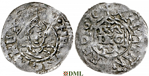 Денарий, Германия, Нижняя Лотарингия, Hendrik II (1002-1024), м.д. Utrecht, Ilisch 2000, 10.1