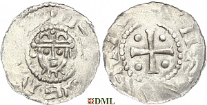 Денарий, Германия, Нижняя Лотарингия, Hermann (1059-1074), м.д. Jever, Dbg. 597