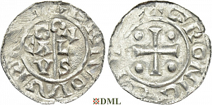 Денарий, Германия, Нижняя Лотарингия, B. Bernold (1040-1054), м.д. Groningen, Ilisch 2000 18.3