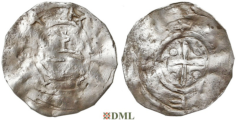 Денарий, Польша, Mieszko II (1013-1025)