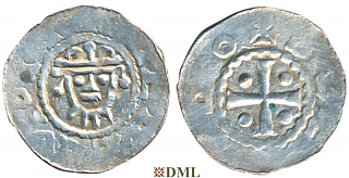Денарий, Германия, Нижняя Лотарингия, Hermann (1059-1074), м.д. Jever, Dbg 597