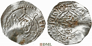 Денарий, Германия, Нижняя Лотарингия, Heinrich II (1002-1024), м.д. Utrecht, Ilisch 2000, 10.1