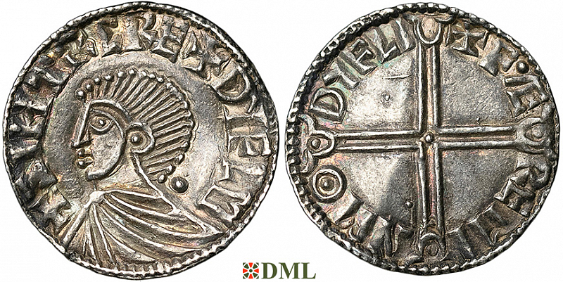 Денарий, Ирландия, Sihtric III (995-1036), м.д. Dublin, монетарий Faeremin