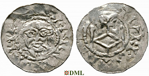 Денарий, Германия, Нижняя Лотарингия, Anonymous bishop, Umkreis von Emden, Dbg. 1311