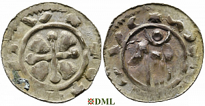 Денарий, Моравия, Ota I (1061-1087), м.д. Olomouc, Šmerda 328a
