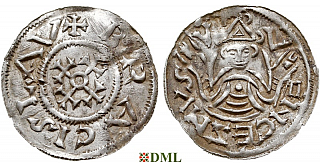 Денарий, Чехия, Богемия, Břetislav I (1034-1055), Šmerda 1996, 145a