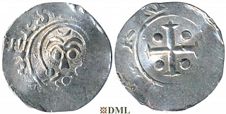 Денарий, Германия, Нижняя Лотарингия, B. Bernold (1046-1054), м.д. Deventer