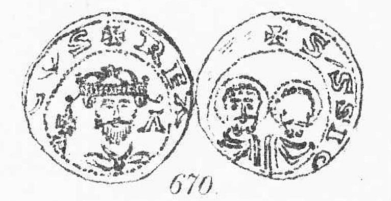 Денарий, Германия, Саксония, Heinrich IV (1056-1084), м.д. Goslar, Dbg. 670