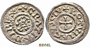 Обол, Каролинги, Charles le Chauve (840-877), м.д. Rouen, Depeyrot 880