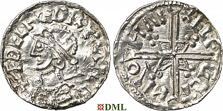 Денарий, Англия, Æthelred II (978-1016), м.д. Southampton, монетарий Leofsige, North 775