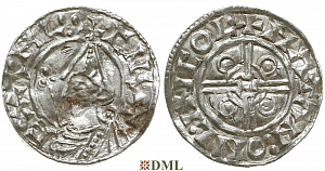 Денарий, Англия, Cnut (1016-1035), м.д. Lincoln, монетарий Matathan, North 787