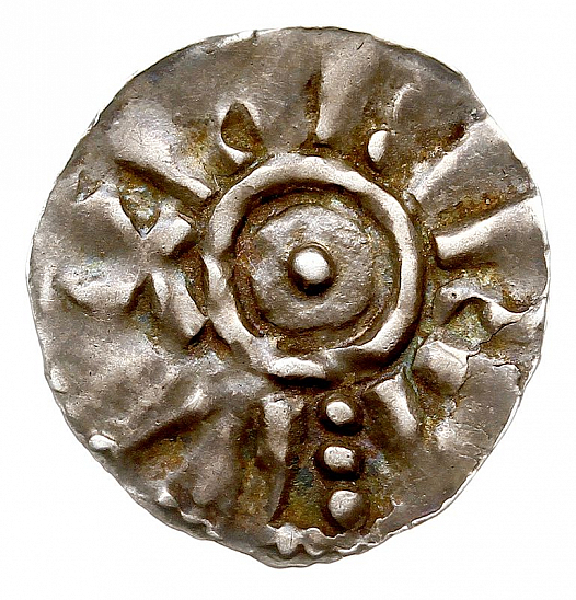 Денарий, Германия, Нижняя Лотарингия, Heinrich II (1002-1024), unknown mints, Ilisch 2000, 20.6