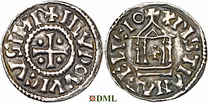 Денье, Каролинги, Louis le Pieux (814-840), Unknown mints, Depeyrot 1179