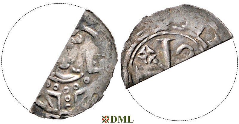 Денарий, Германия, Саксония, Udo von Gleichen-Reinhausen (1079-1114), м.д. Hildesheim, Dbg.