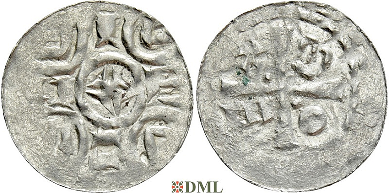 Денарий, Германия, Саксония, Anonymous bishop, Unknown mints (Lower Elbe region), Dbg. 1786