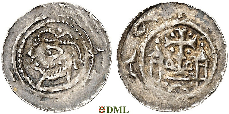 Денарий, Германия, Саксония, Adalbert von Ballenstedt (1059-1080), unknown mints