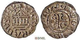Денарий, Германия, Бавария, K. Konrad II (1027-1039), м.д. Salzburg