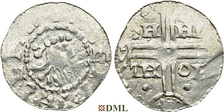 Денарий, Германия, Нижняя Лотарингия, Gf. Hermann (1020-1051), м.д. Emden, Dbg. 772