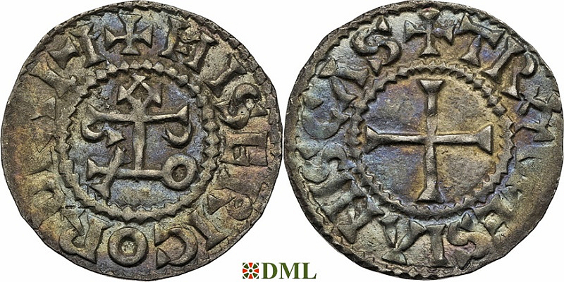 Денье, Каролинги, Eudes (887-898), м.д. Blois, Depeyrot 163