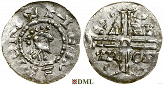 Денарий, Германия, Нижняя Лотарингия, Hermann (1020-1051), м.д. Emden