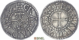 Денье, Каролинги, Charles le Chauve (840-877), м.д. Blois, Depeyrot 160