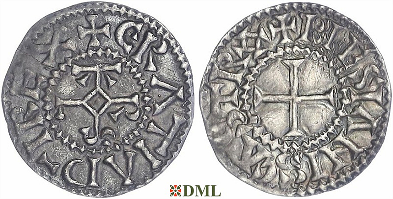 Денье, Каролинги, Charles le Chauve (840-877), м.д. Blois, Depeyrot 160