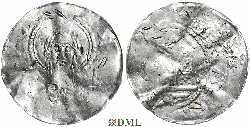 Денарий, Германия, Франкония, Heinrich III (1039-1056), м.д. Speyer, Dbg. 838