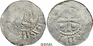 Денарий, Германия, Франкония, K. Heinrich III (1046-1056), м.д. Worms, Dbg. 847