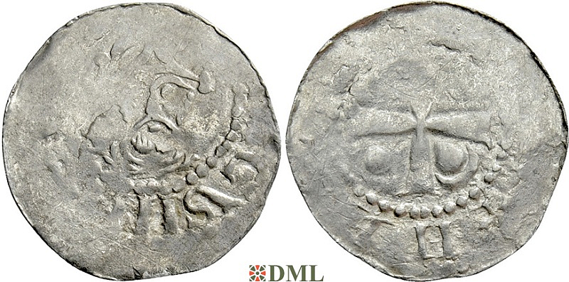 Денарий, Германия, Франкония, K. Heinrich III (1046-1056), м.д. Worms, Dbg. 847