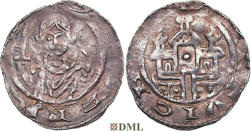 Денарий, Германия, Саксония, EB. Hartwig (1079-1102), м.д. Gittelde, Dbg. 689