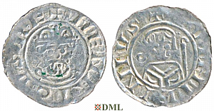 Денарий, Германия, Нижняя Лотарингия, B. Wilhelm (1054-1076), м.д. Groningen, Ilisch 2000 18.10