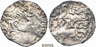 Денарий, Германия, Нижняя Лотарингия, Otto III (983-1002), м.д. Huy, Ilisch 2014, 33.7