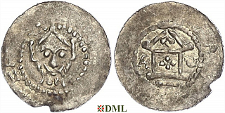 Денарий, Германия, Саксония, Heinrich III (1039-1056), м.д. Erfurt, Dbg. 885