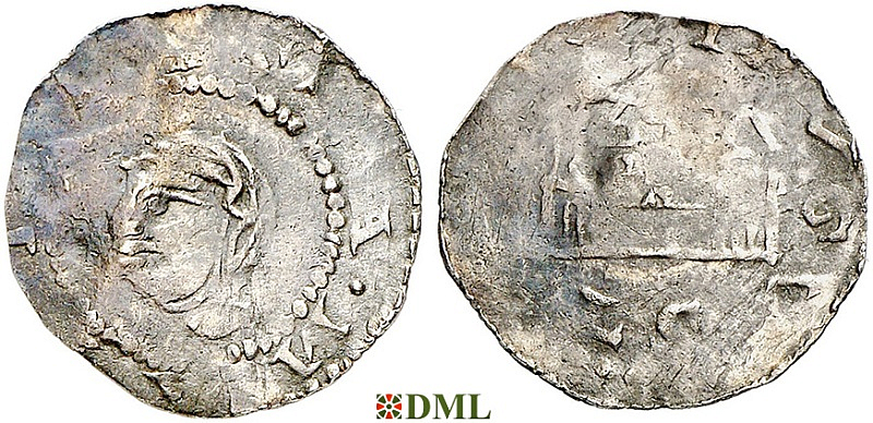 Денарий, Германия, Швабия, Anonymous bishop, м.д. Augsburg, Hahn 1976, 164.3