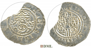 Денарий, Германия, Нижняя Лотарингия, Gf. Egbert II (1068-1090), м.д. Dokkum, Ilisch 2000, 22.5