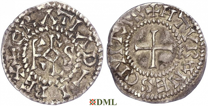 Денье, Каролинги, Charles le Chauve (840-877), м.д. Tours, Depeyrot 1040