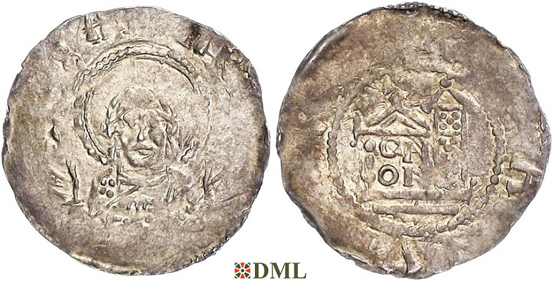 Денарий, Германия, Франкония, Heinrich III (1039-1056), м.д. Speyer, Dbg. 838
