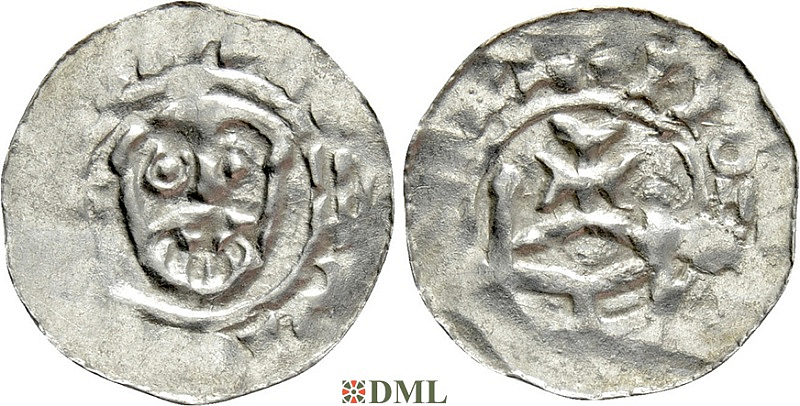 Денарий, Германия, Нижняя Лотарингия, Anonymous bishop, Umkreis von Emden, Dbg. 1311